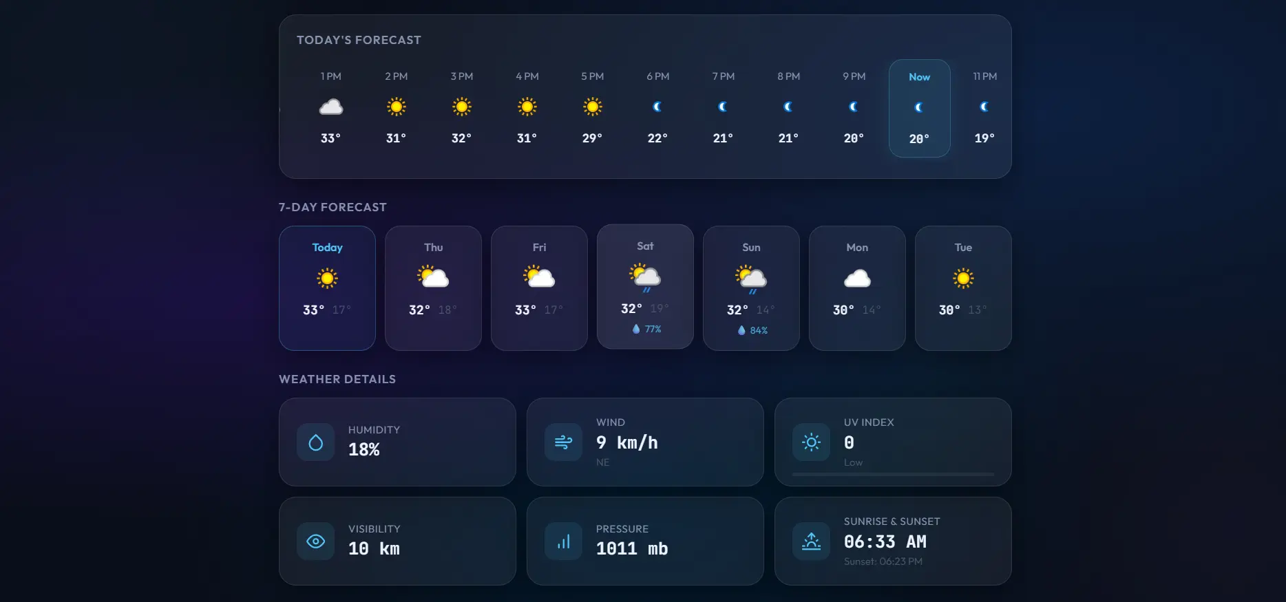 Weather App screenshot